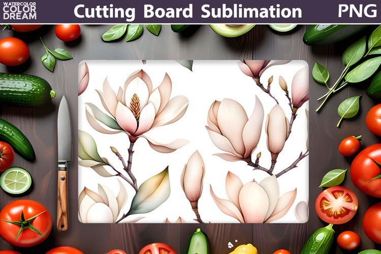 Flowers Cutting Board | Kitchen Cutting Board