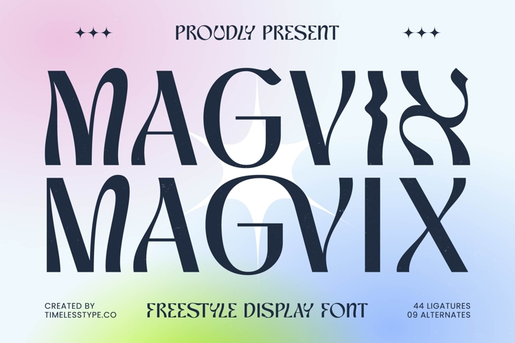 Magvix - Freestyle Display Font