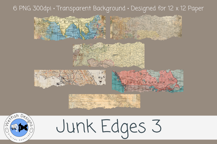 Junk Journal PNG Edges 3