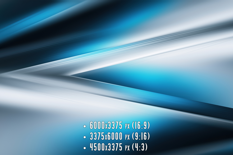 Abstract Background With Blue and Silver Lines and Shapes example image 1