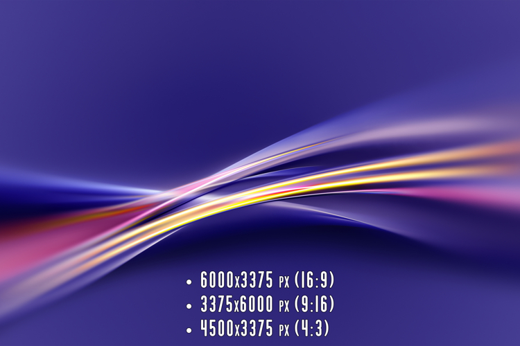 Colorful Lines Span a Deep Abstract Background example image 1