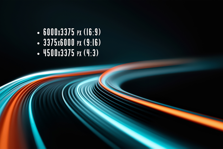 Curved Lines of Light Create an Abstract Background Design example image 1
