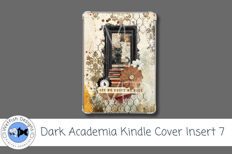 Dark Academia Kindle Cover Insert 7