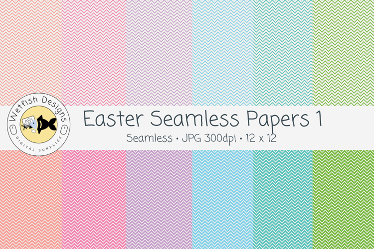 Easter Seamless Pattern Papers 1
