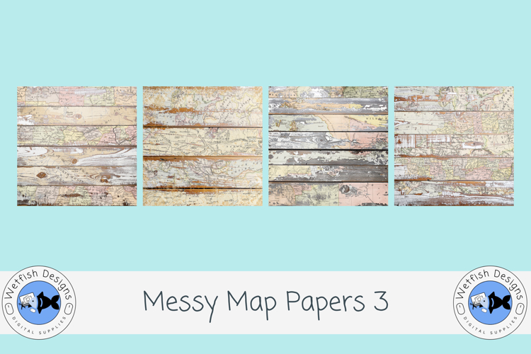 Messy Map Papers 3