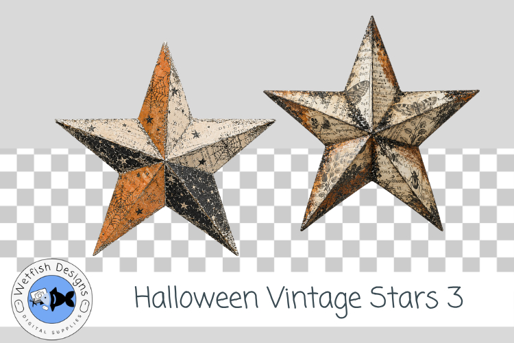 Halloween Vintage Stars 3