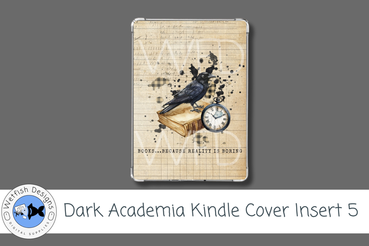 Dark Academia Kindle Cover Insert 5