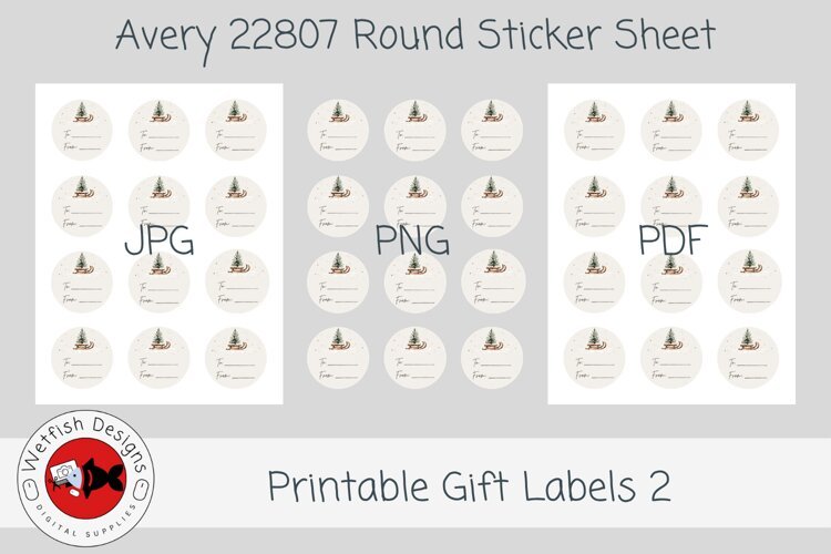 Christmas Printable Gift Labels 2 example image 1