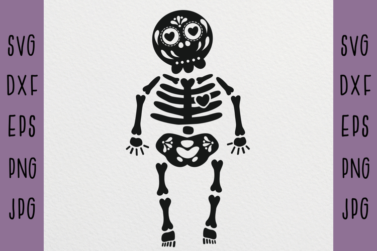 Day of the dead svg, Skeleton heart svg, Funny halloween