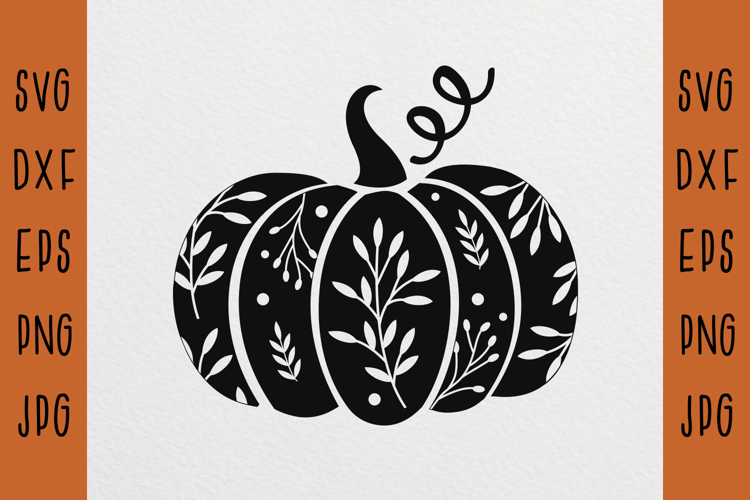 Pumpkin Clipart, Pumpkin cut file, Autumn Svg, Thanksgiving