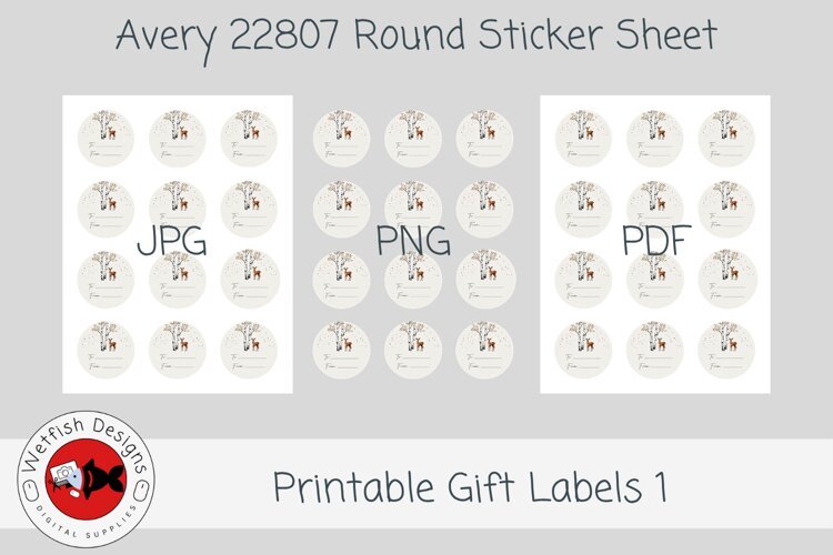 Christmas Printable Gift Labels 1 example image 1