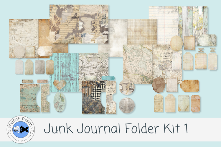 Junk Journal Folder Kit 1