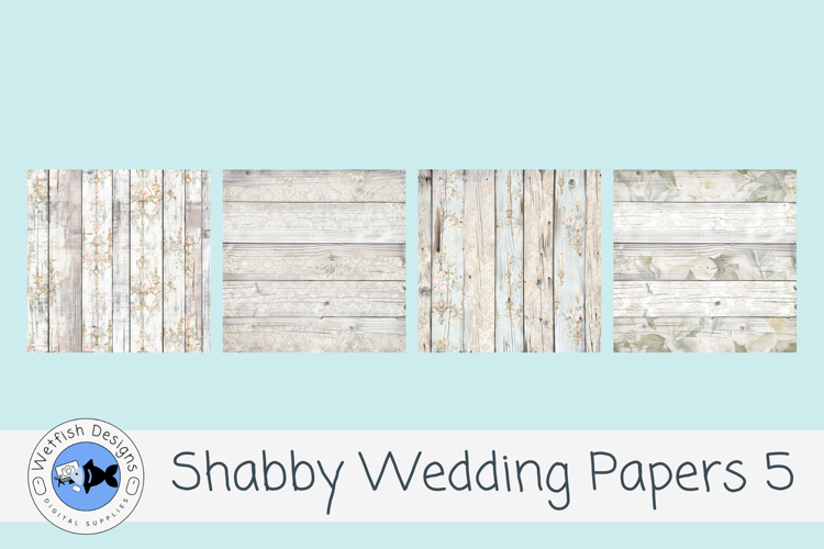 Shabby Wedding Papers 5