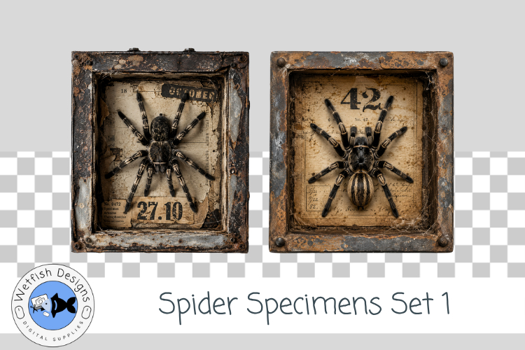 Halloween Spider Specimens 1