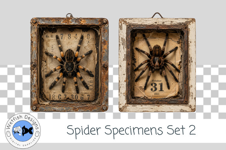 Halloween Spider Specimens 2 example image 1