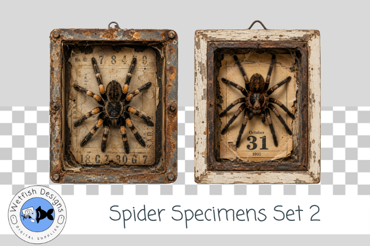 Halloween Spider Specimens 2