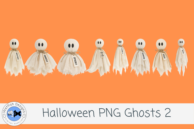 Halloween PNG Ghosts 2