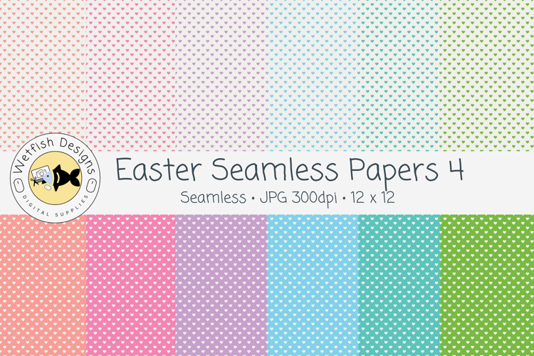 Easter Seamless Pattern Papers 4
