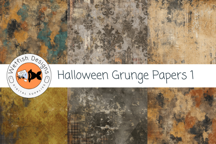 Halloween Grunge Papers 1