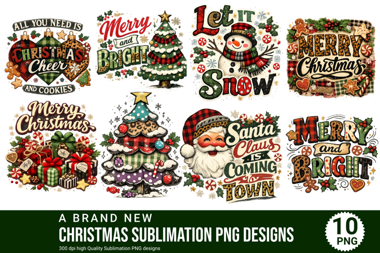Christmas Sublimation PNG Designs ,Christmas sublimation PNG