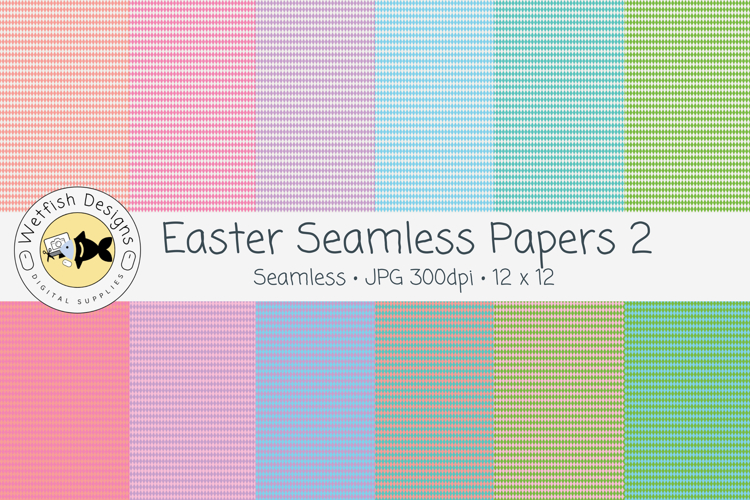 Easter Seamless Pattern Papers 2