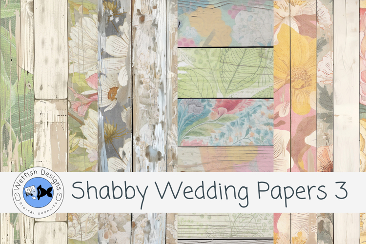 Shabby Wedding Papers 3