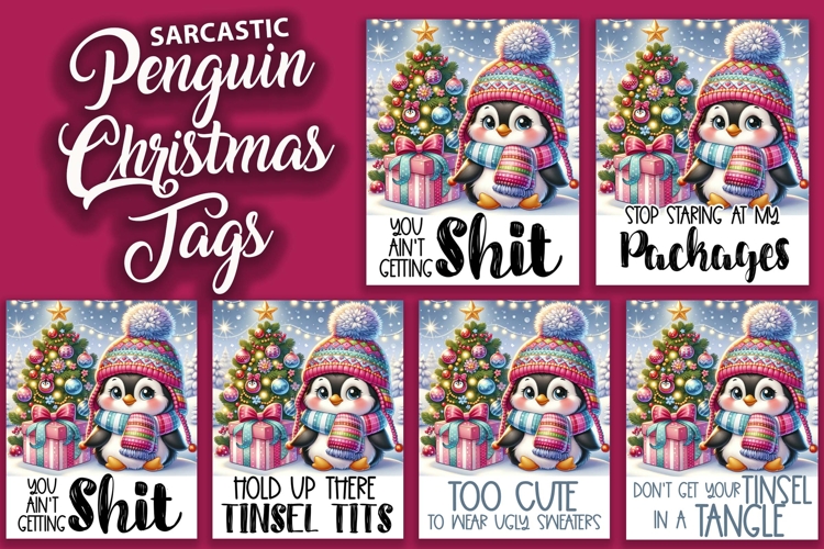 Sarcastic Funny Christmas Tags