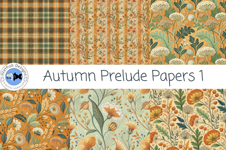 Autumn Prelude Seamless Papers 1 example image 1