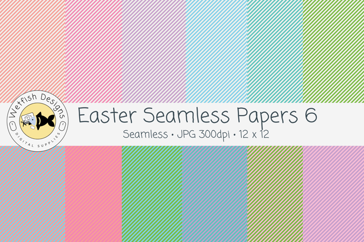 Easter Seamless Pattern Papers 6