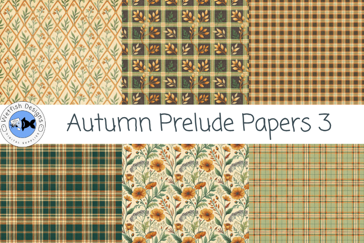 Autumn Prelude Seamless Papers 3 example image 1