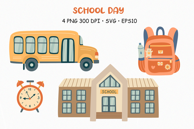 School Day Illustration