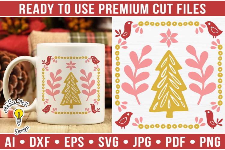 Scandinavian Christmas Tree | Christmas SVG