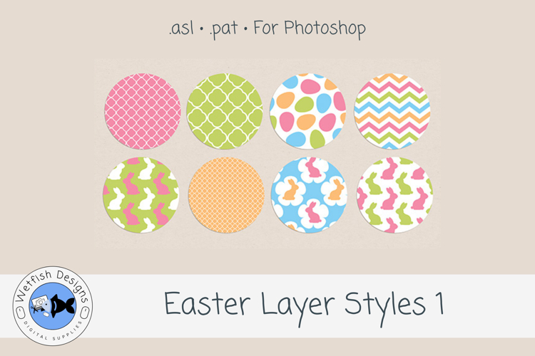 Easter Photoshop Layer Styles 1
