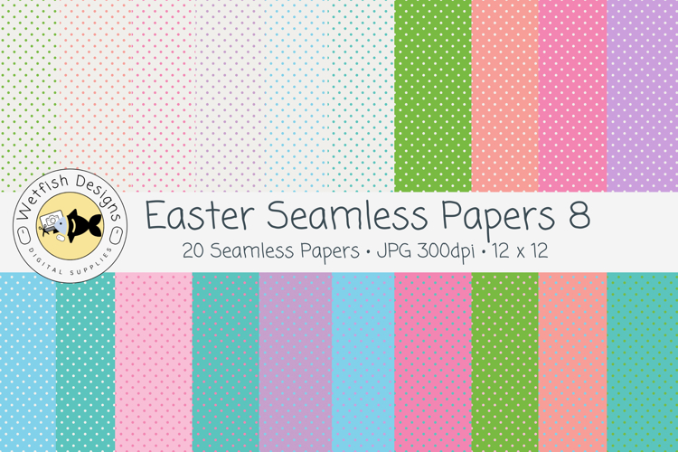 Easter Seamless Pattern Papers 8