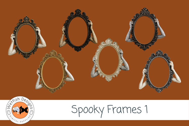 Halloween Spooky PNG Frames 1
