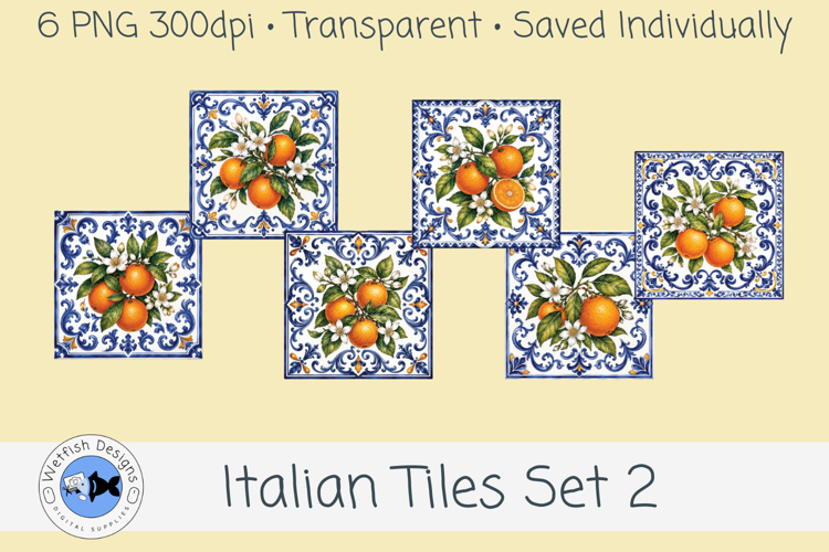 Italian PNG Tiles Set 2