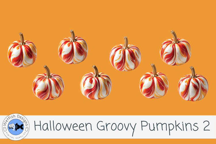 Halloween Groovy Pumpkins 2 example image 1