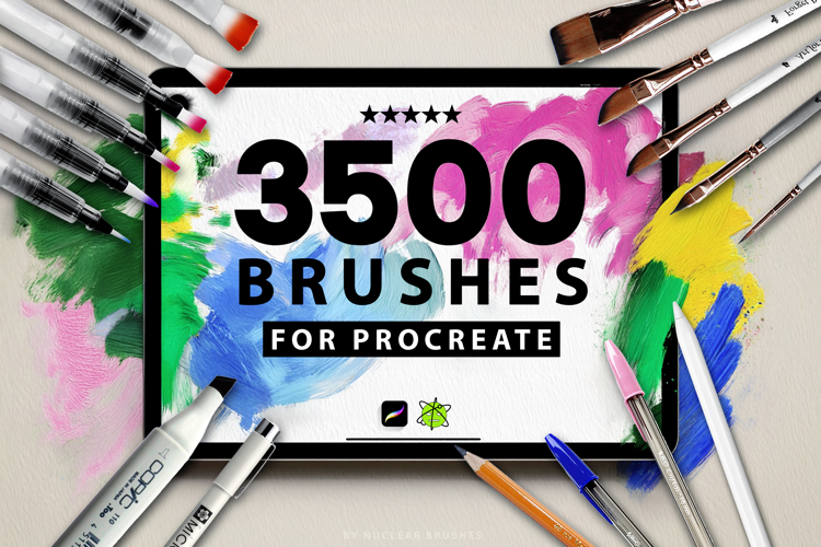 Procreate Texture Brushes Image 21