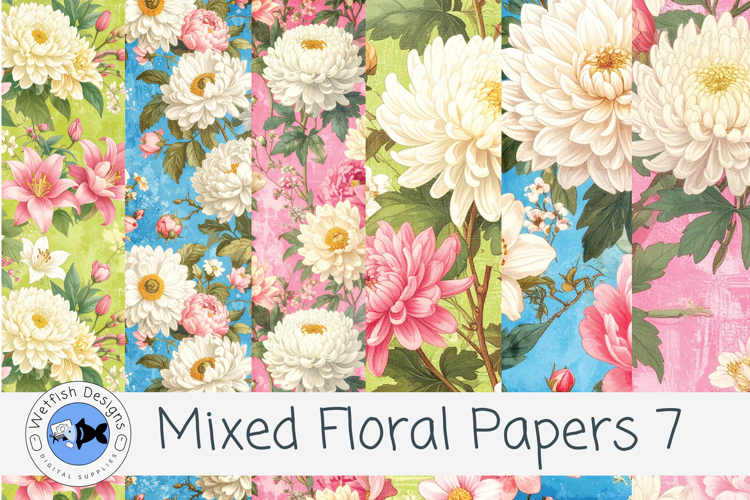 Mixed Floral Papers 7