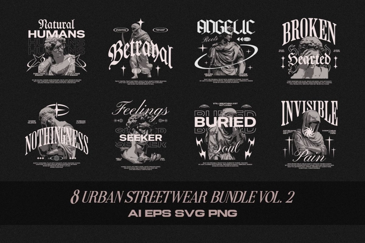 Urban Streetwear T-shirt Design Vol. 2