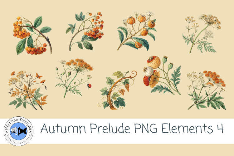 Autumn Prelude PNG Elements 4 example image 1