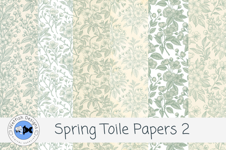 Spring Toile Papers 2