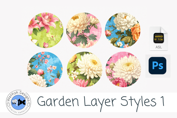 Garden Layer Styles 1 for Photoshop