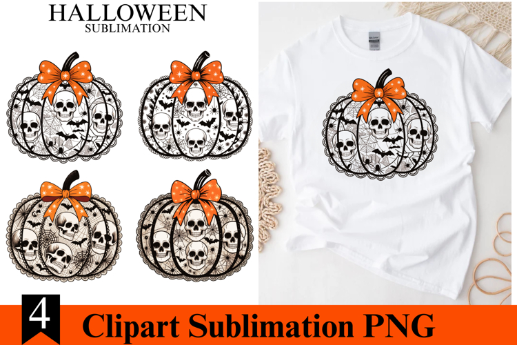 4 Halloween Pumpkin Clipart PNG | Spooky Season Png