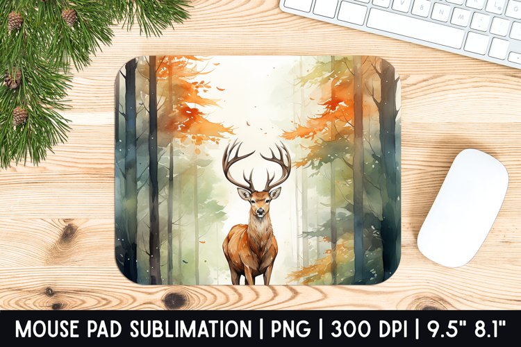 Deer Mouse Pad Sublimation Designs | Mouse Pad Designs