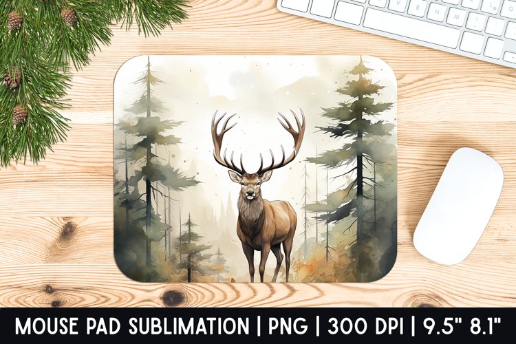 Deer Mouse Pad Sublimation Designs | Mouse Pad Designs