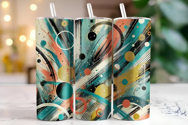 Abstract Tumbler Wrap | Sublimation | Tumblers