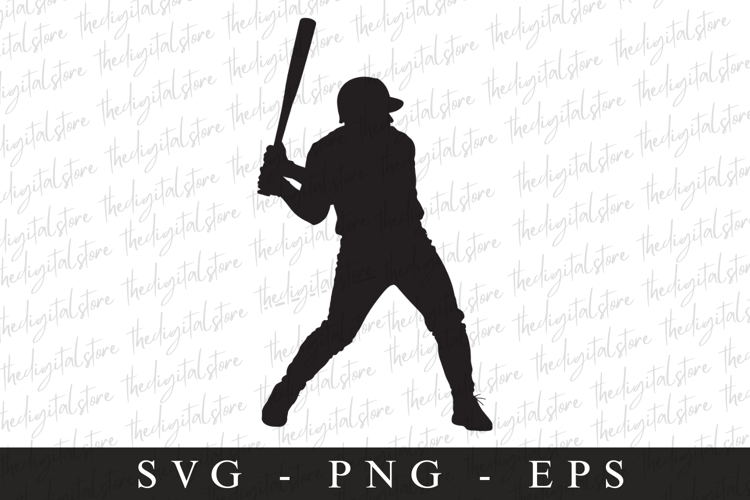 Baseball Player Silhouette Svg Image 17
