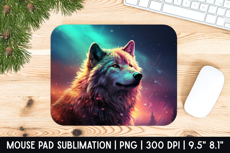 Fox Mouse Pad Sublimation Design | Mouse Pad Design