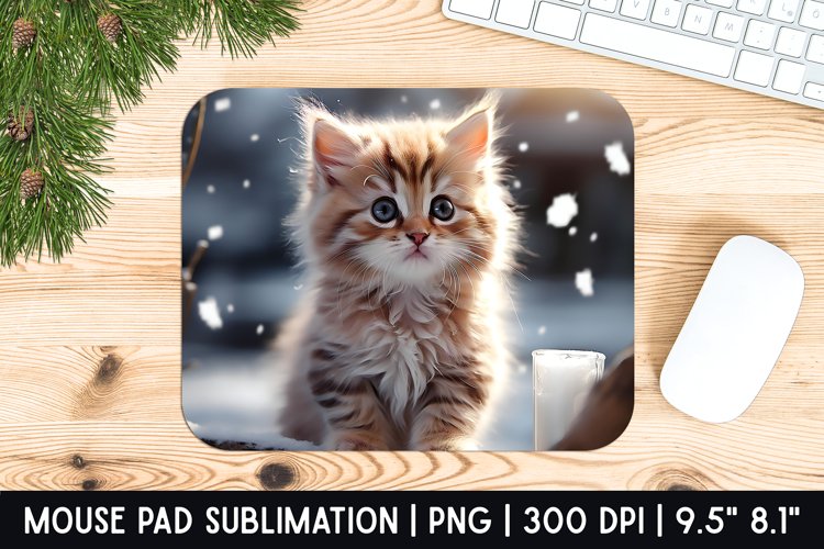 Cute Cat Mouse Pad Sublimation Designs | Mouse Pad Designs